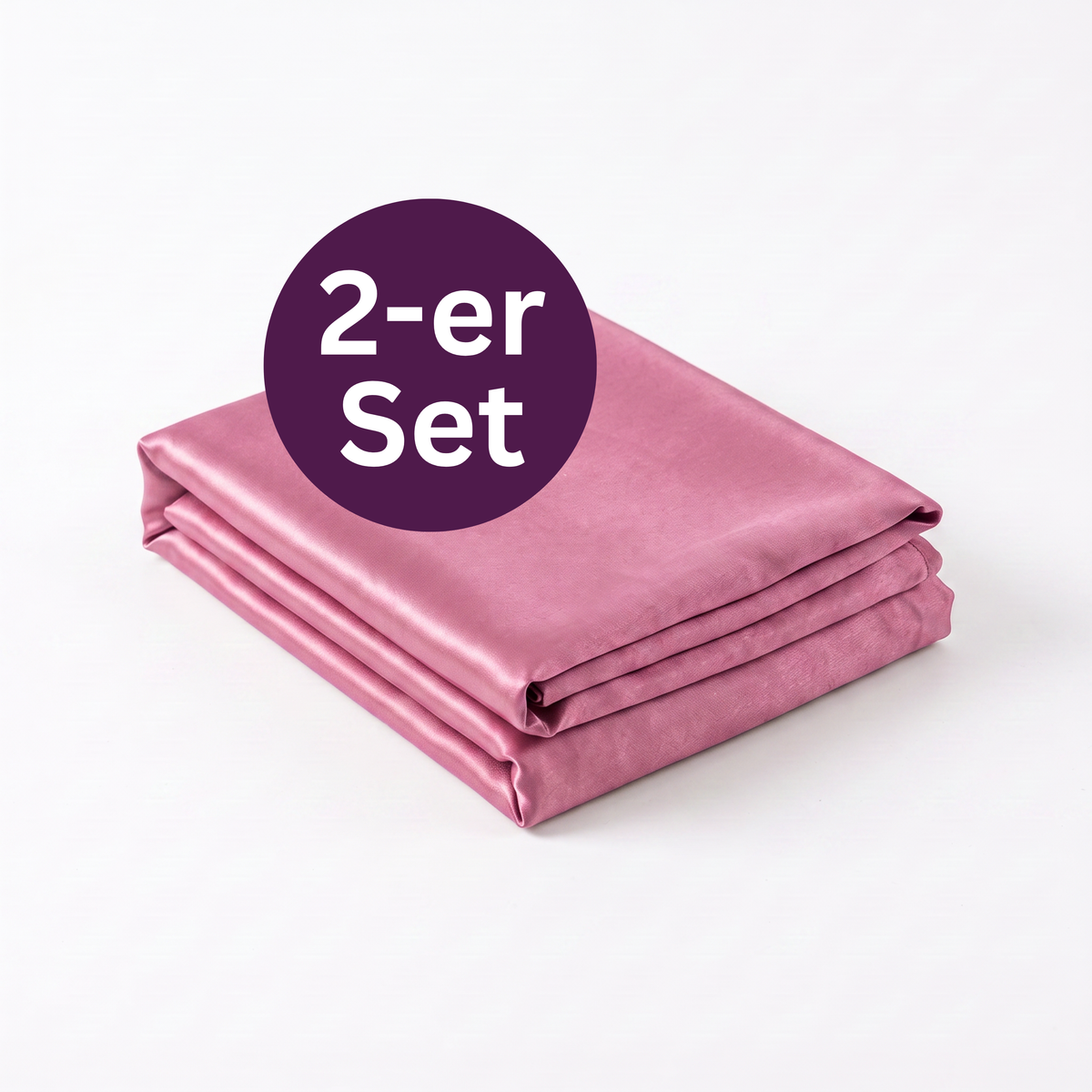 Satin Kissenbezüge 2er Set